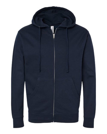 Unisex Midweight Full-Zip Hooded Sweatshirt