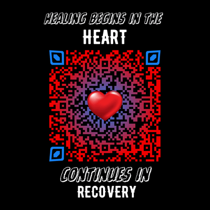 Heartbeat of Recovery Longsleeve Tee - Addiction Awareness