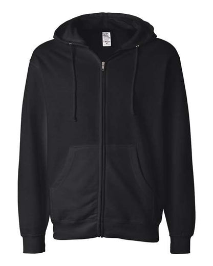 Unisex Midweight Full-Zip Hooded Sweatshirt