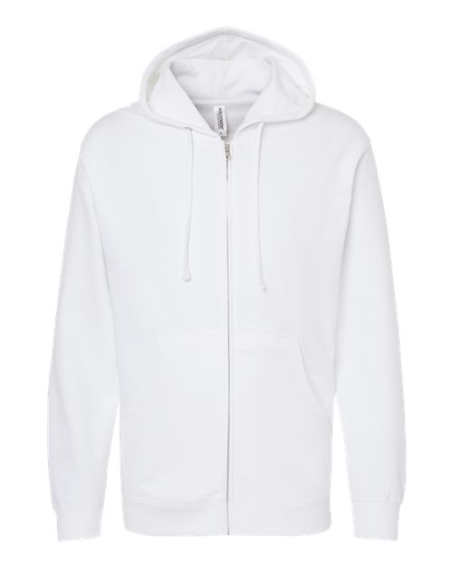 Unisex Midweight Full-Zip Hooded Sweatshirt