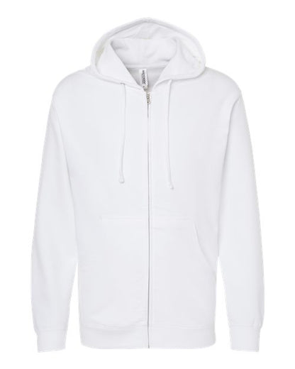 Unisex Midweight Full-Zip Hooded Sweatshirt