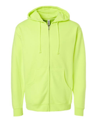 Unisex Midweight Full-Zip Hooded Sweatshirt
