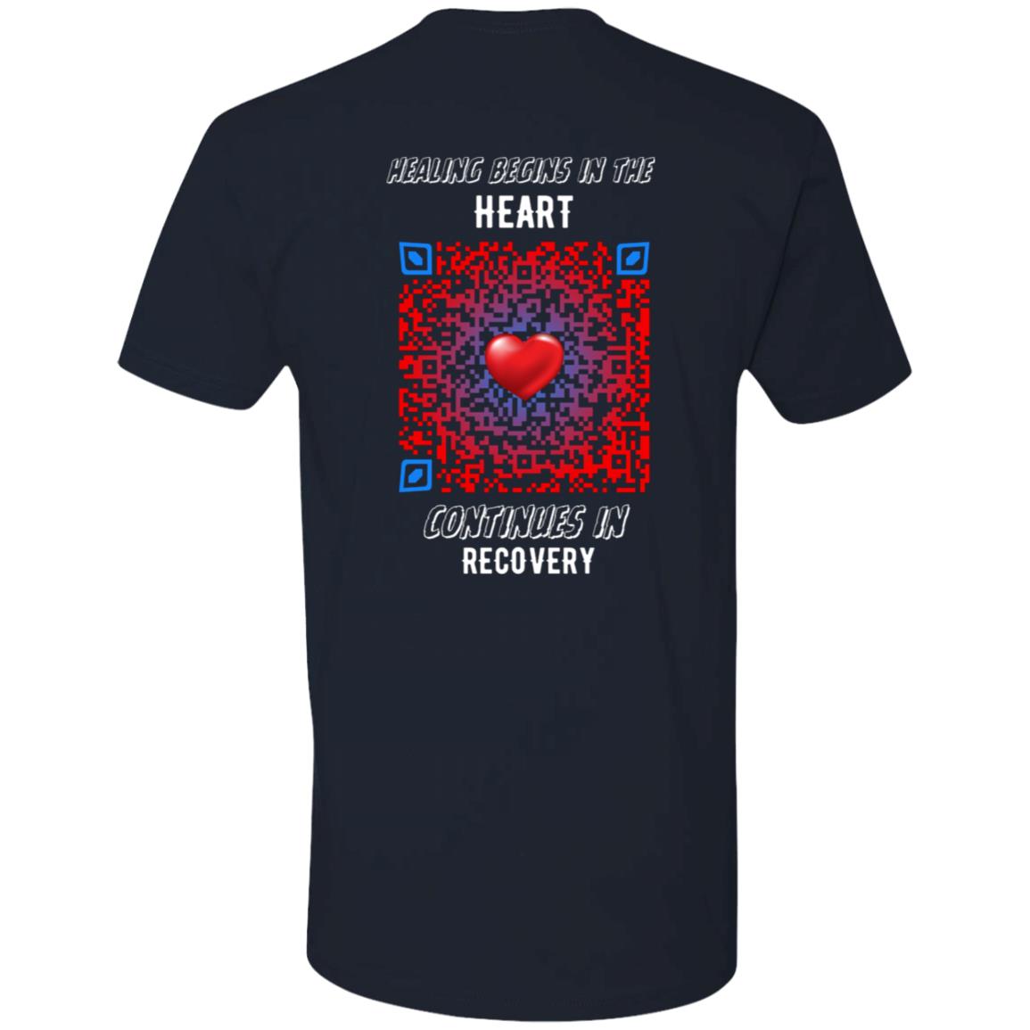 Heartbeat of Recovery Short Sleeve Tee - Addiction Awareness