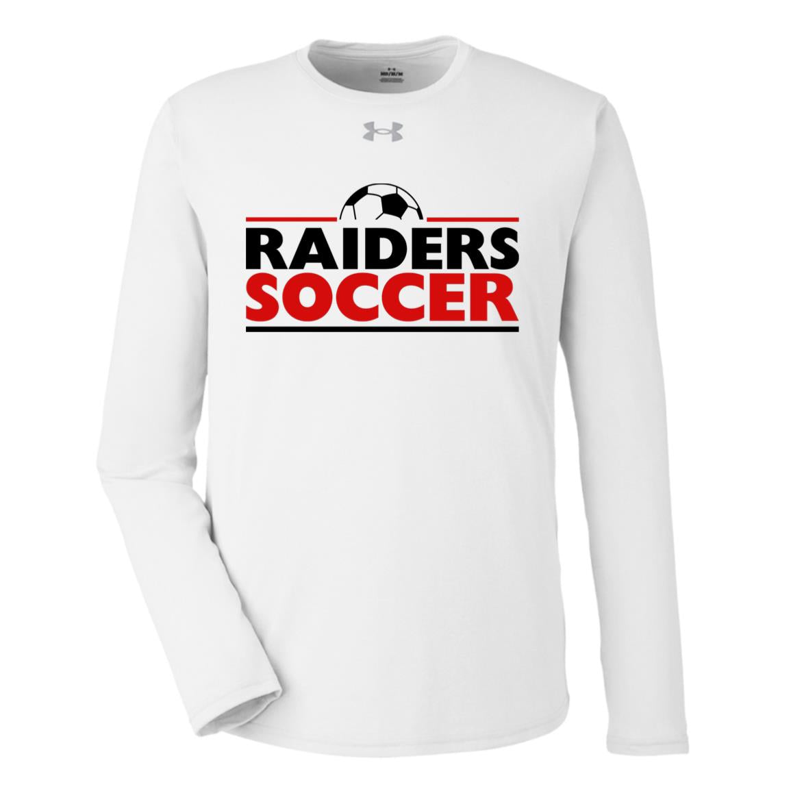 OC Raiders Soccer Long Sleeves Red & Black Logo