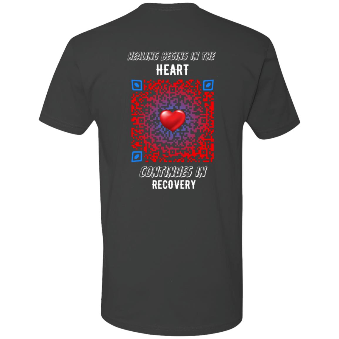 Heartbeat of Recovery Short Sleeve Tee - Addiction Awareness