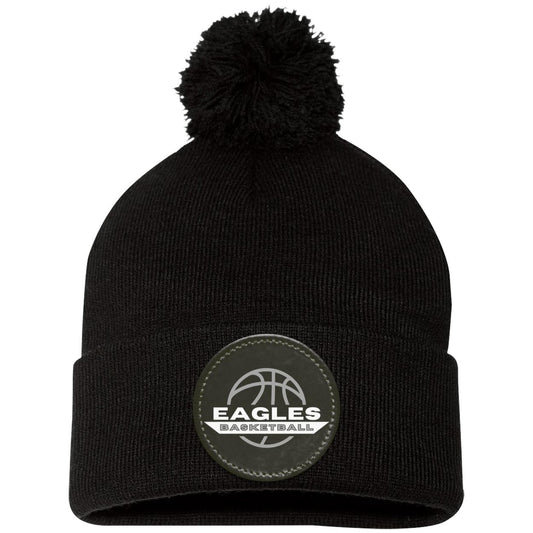 EHT Eagles Pom Pom Knit Cap - Patch