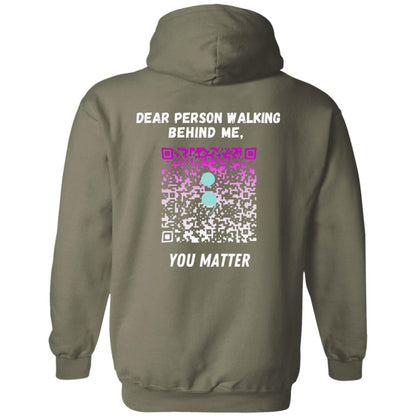 You Matter Pullover Hoodie - HopeLinks QrClothes