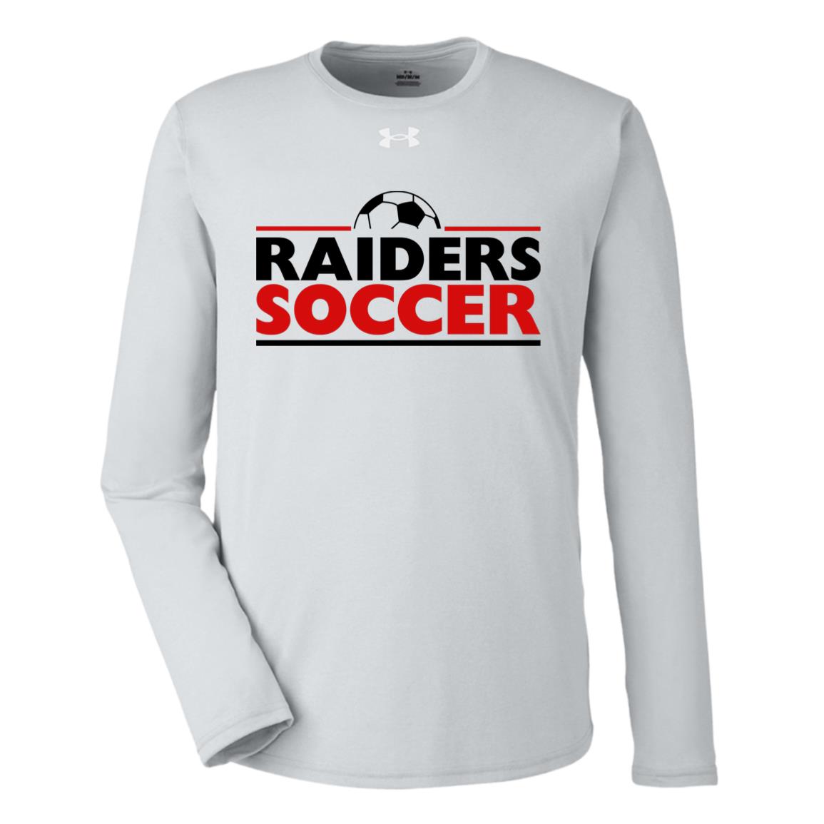 OC Raiders Soccer Long Sleeves Red & Black Logo