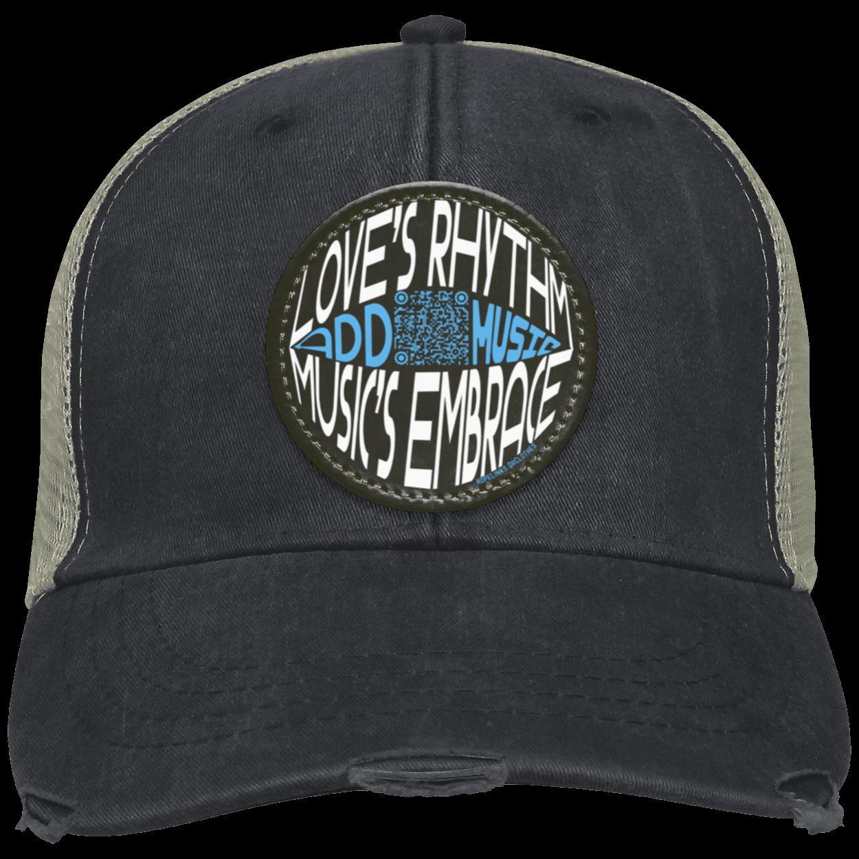 Music Therapy Distressed Patch Hat