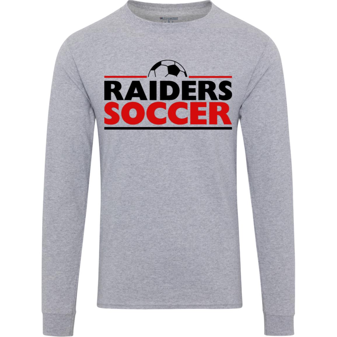 OC Raiders Soccer Long Sleeves Red & Black Logo