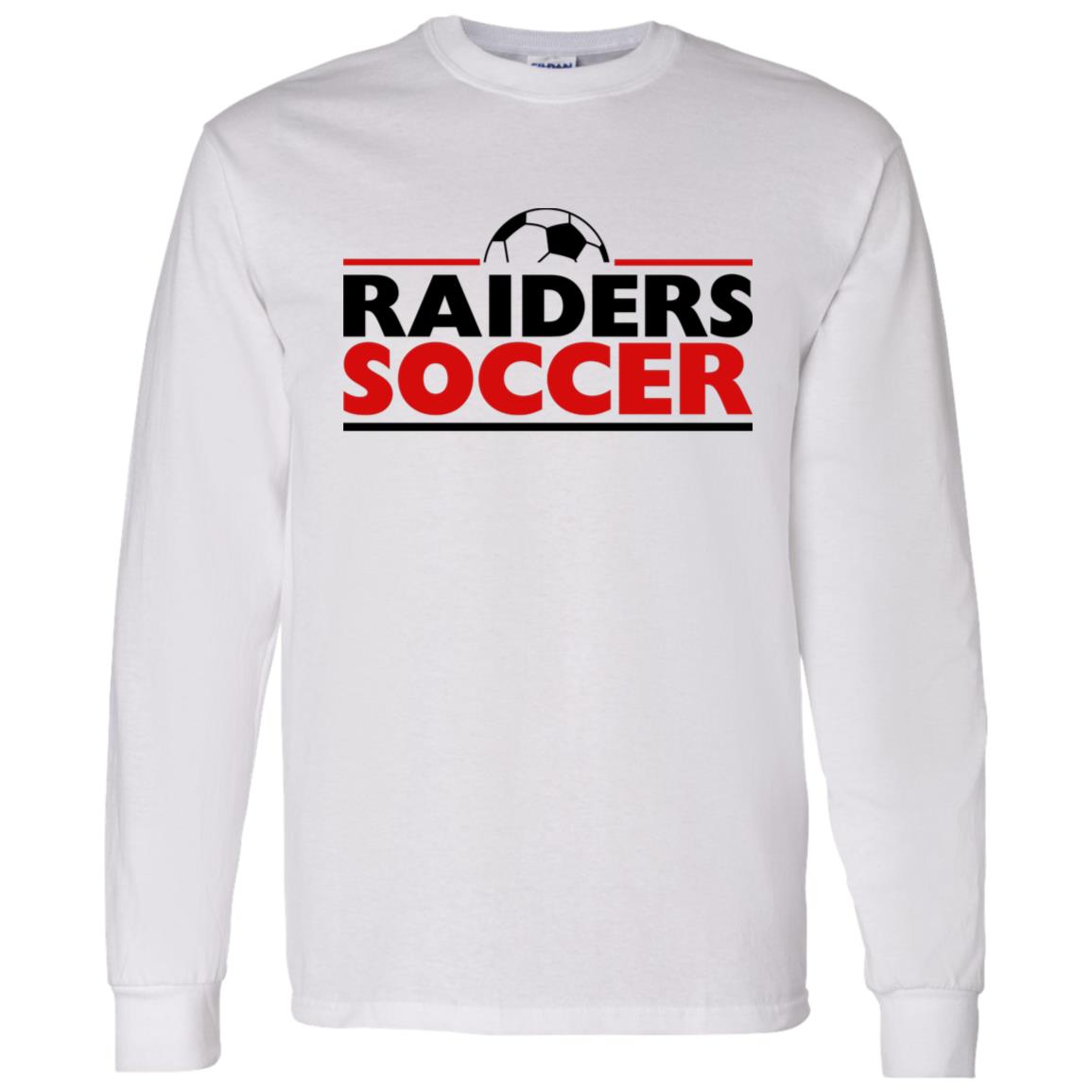 OC Raiders Soccer Long Sleeves Red & Black Logo