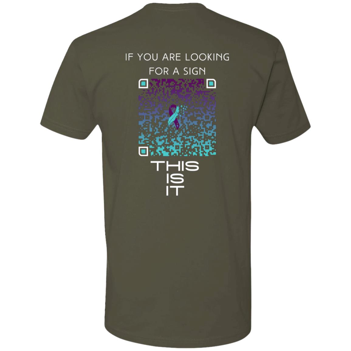 Sign of Strength Short Sleeve Tee - Mental Health Awareness