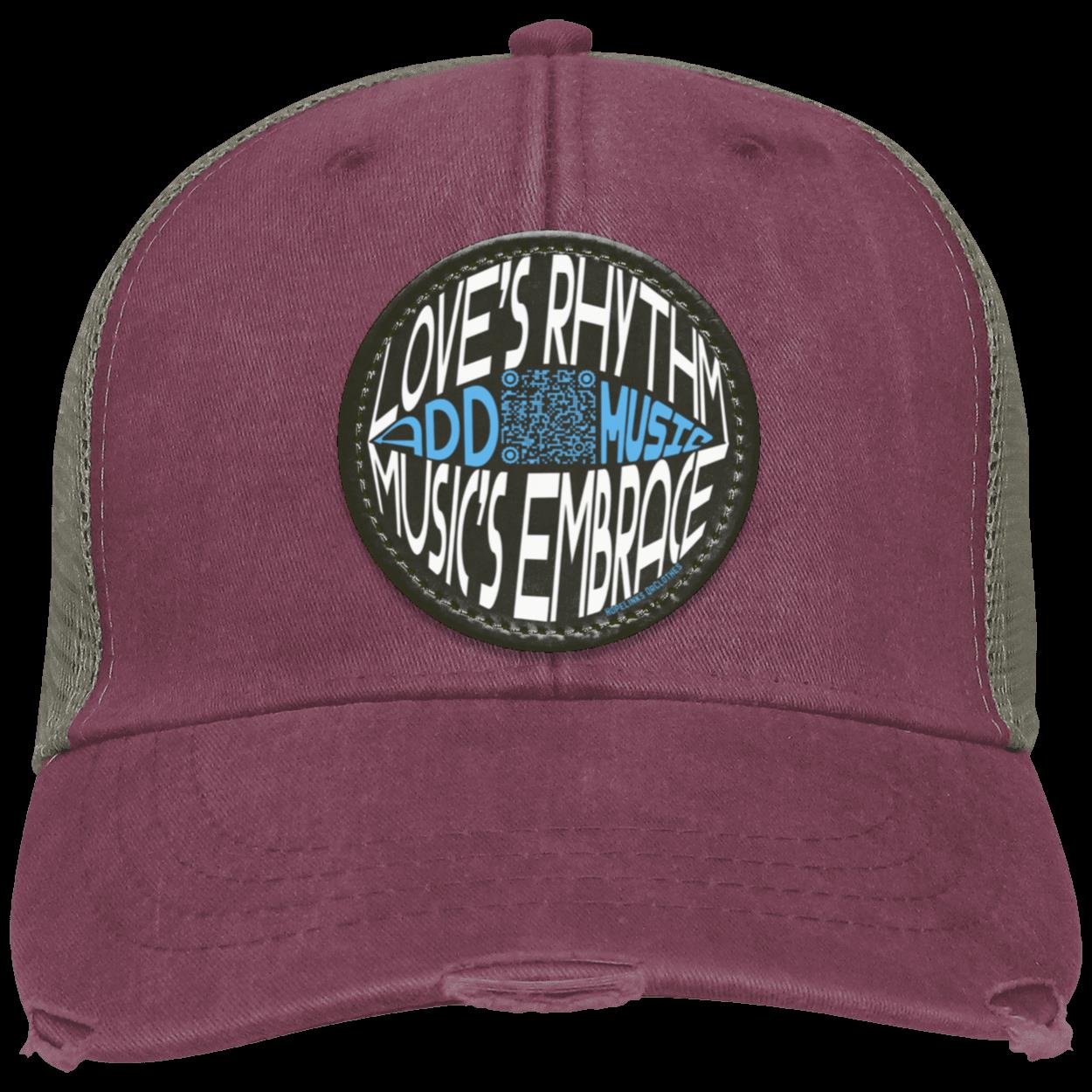 Music Therapy Distressed Patch Hat