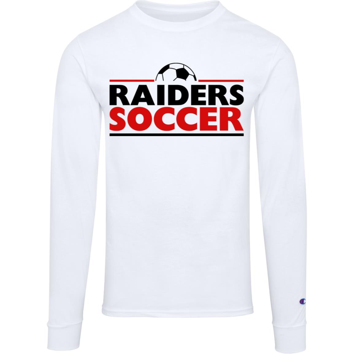 OC Raiders Soccer Long Sleeves Red & Black Logo