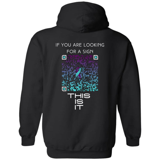 Sign of Strength Pullover Hoodie - Mental Health Awareness