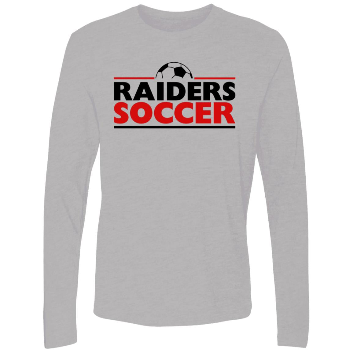 OC Raiders Soccer Long Sleeves Red & Black Logo