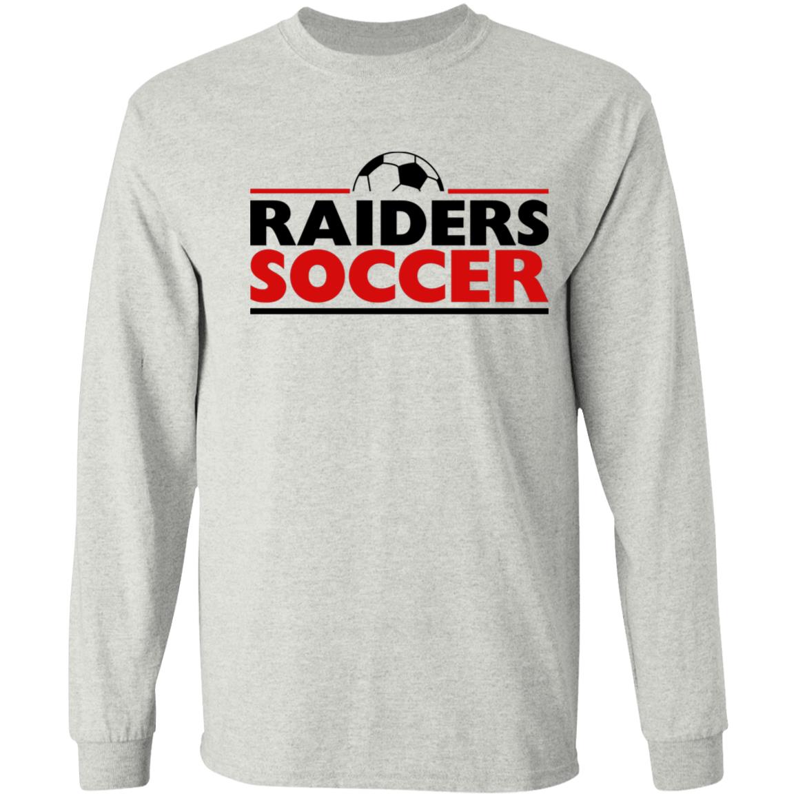 OC Raiders Soccer Long Sleeves Red & Black Logo