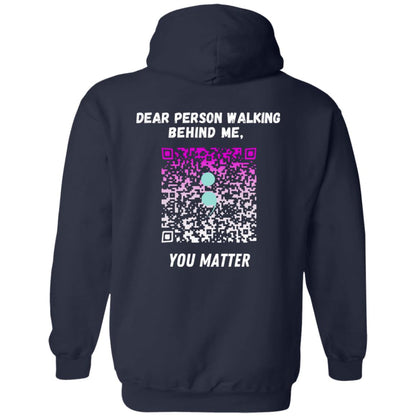 You Matter Pullover Hoodie - HopeLinks QrClothes