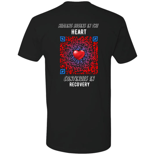 Heartbeat of Recovery Short Sleeve Tee - HopeLinks QrClothes