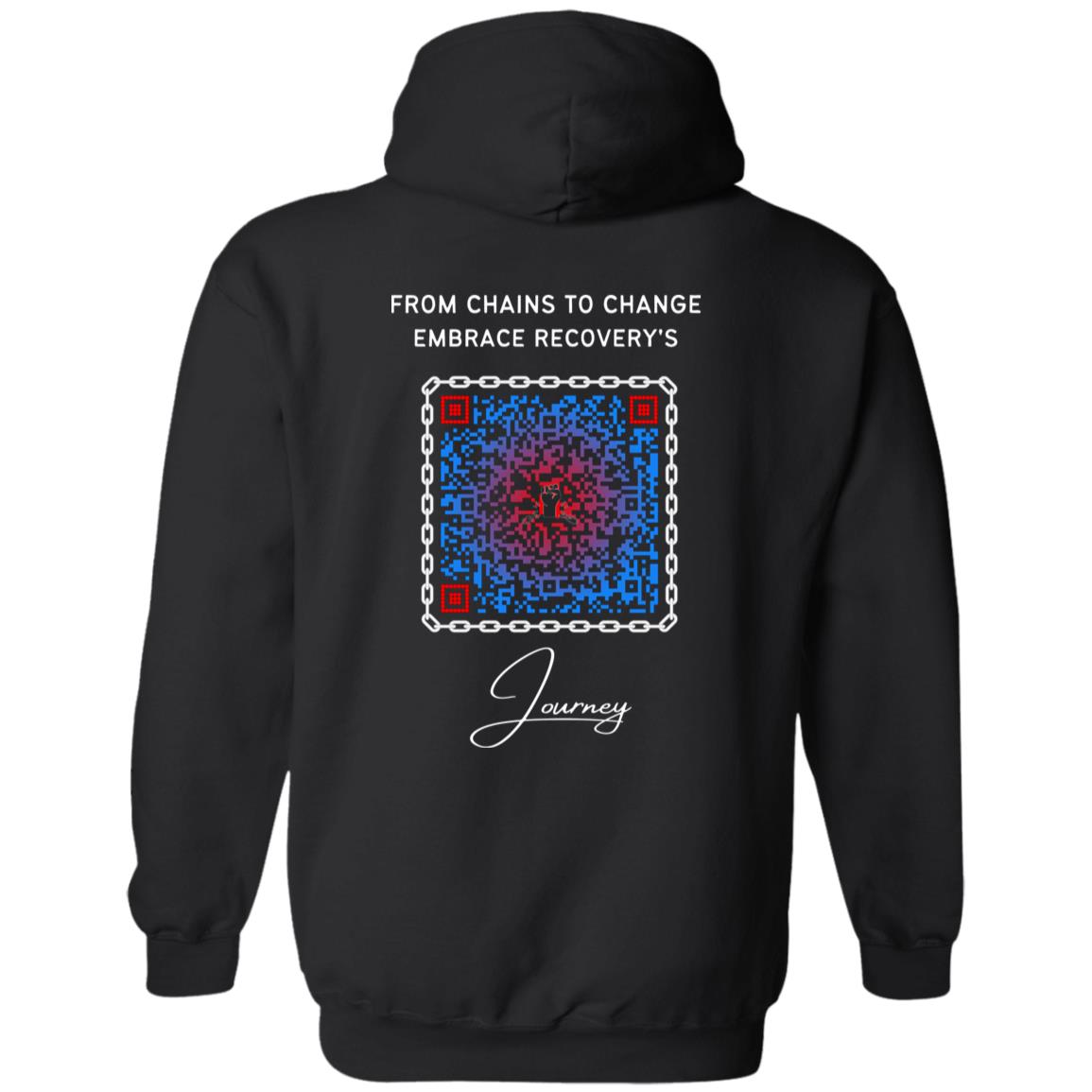 Embrace The Journey Pullover Hoodie - Addiction Awareness