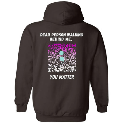 You Matter Pullover Hoodie - HopeLinks QrClothes