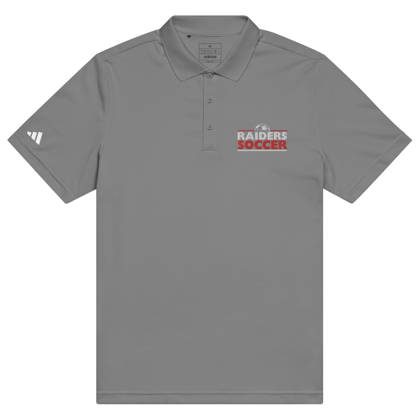 OC Raiders Soccer Embroidered Adidas Sport Polo