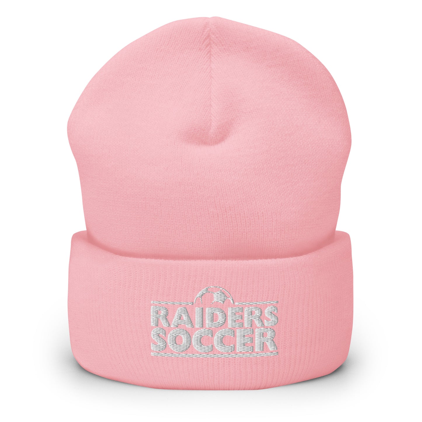 OC Raiders Soccer Cuffed Beanie (White Logo)