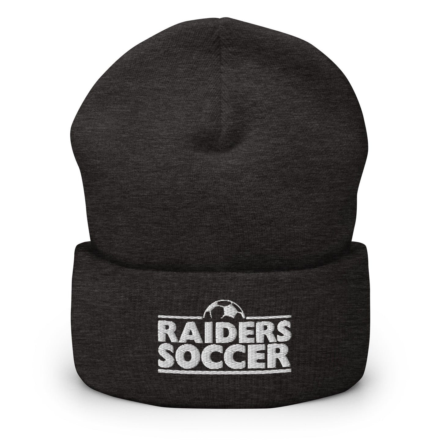 OC Raiders Soccer Cuffed Beanie (White Logo)