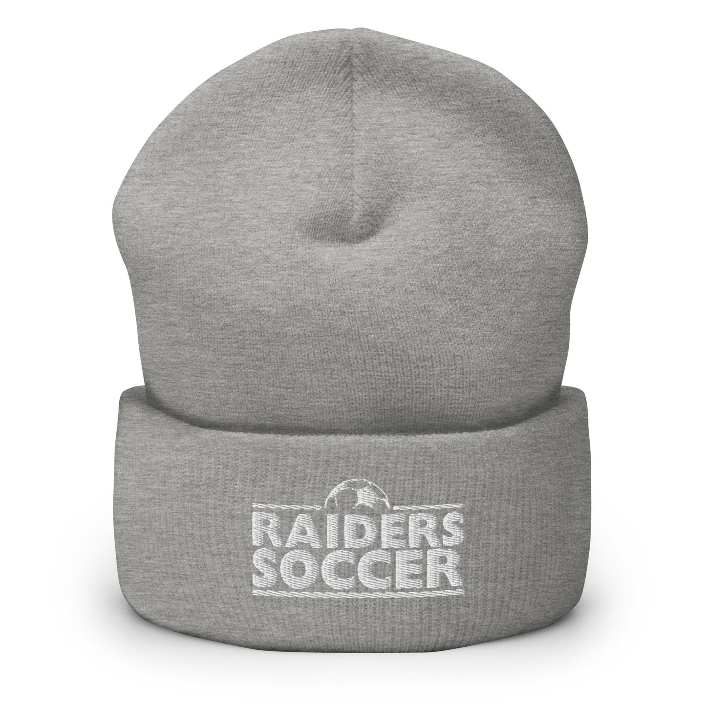 OC Raiders Soccer Cuffed Beanie (White Logo)