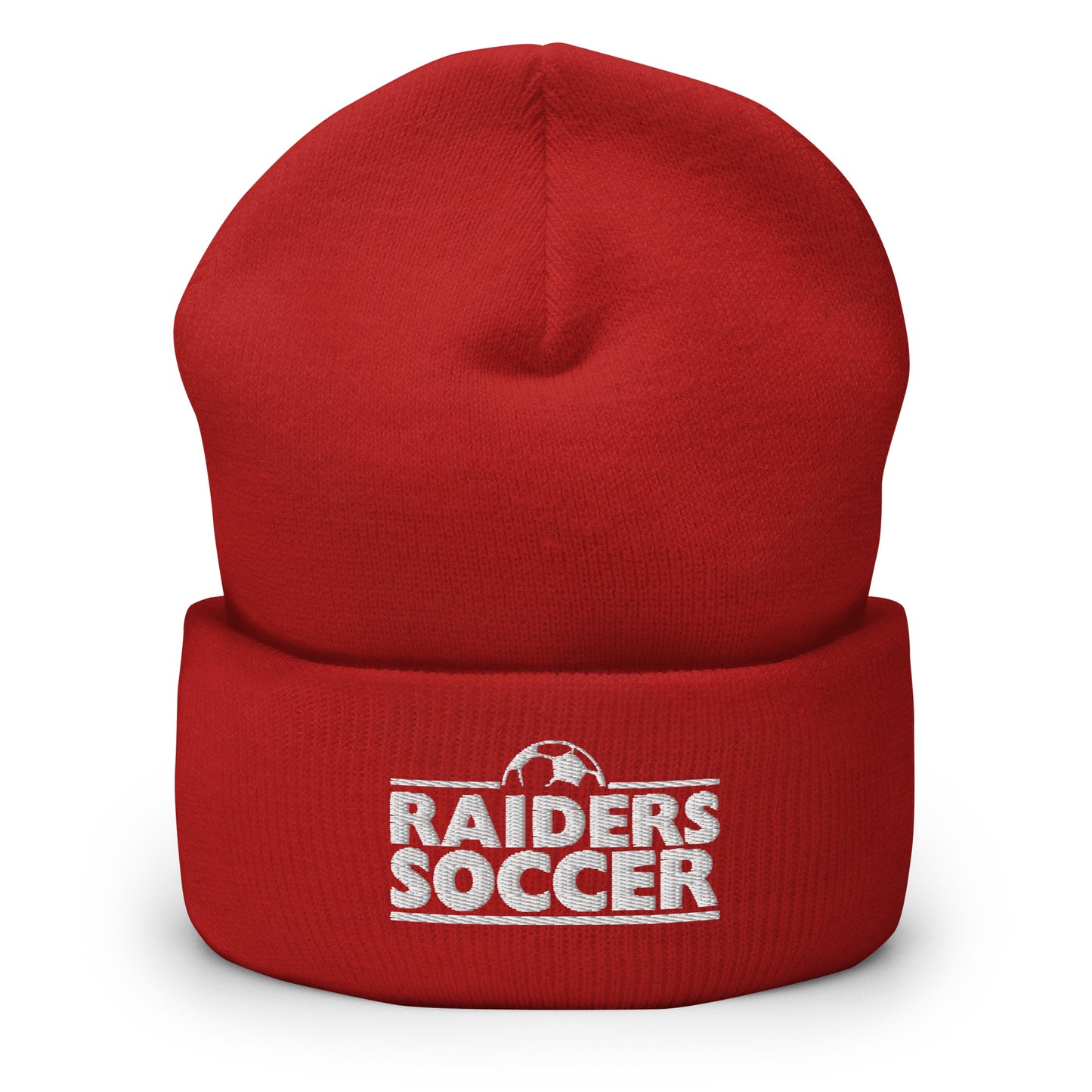 OC Raiders Soccer Cuffed Beanie (White Logo)