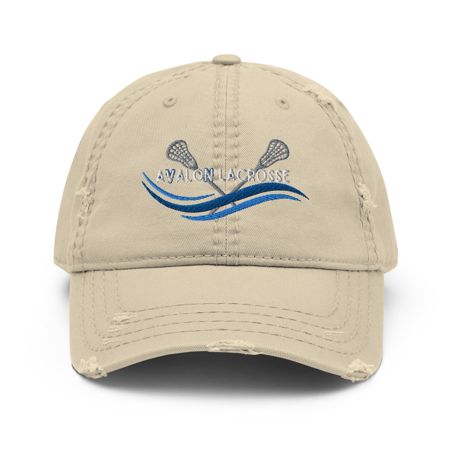 Avalon Lacrosse Distressed Dad Hat