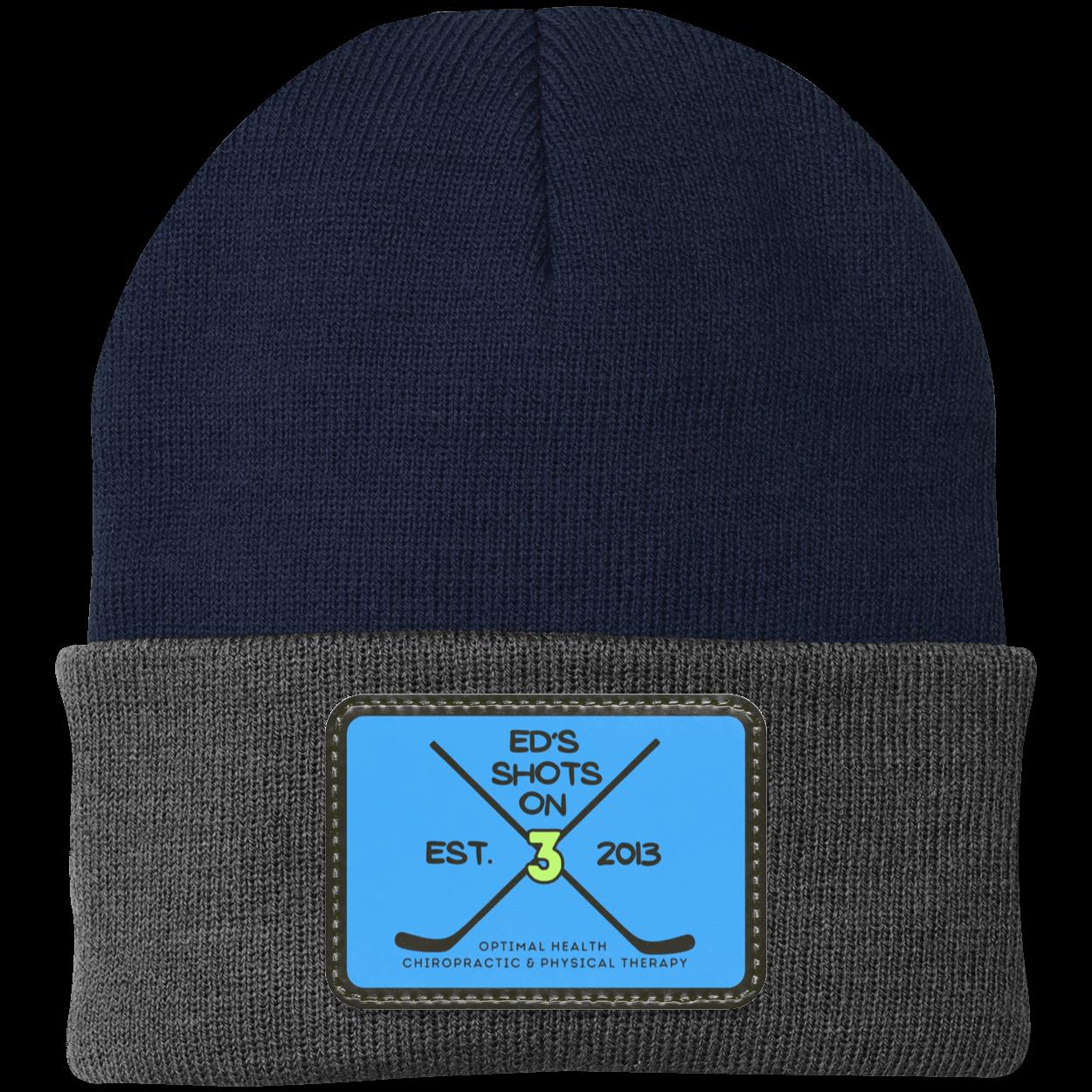 Ed's Shots on 3 Knit Cap - Patch