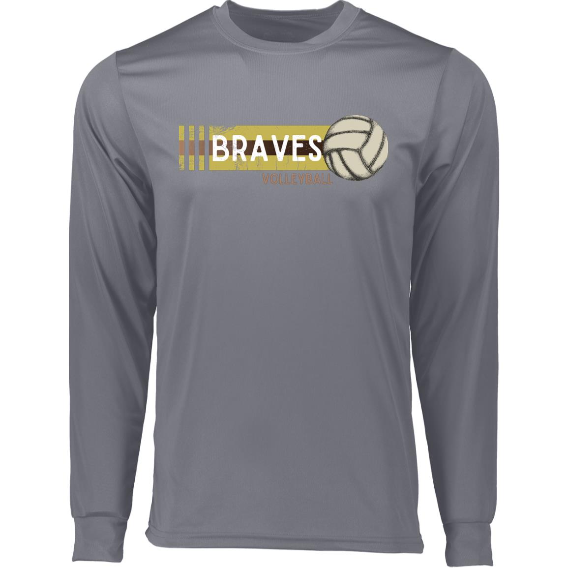 Gami V-Ball Long Sleeve Moisture-Wicking Tee