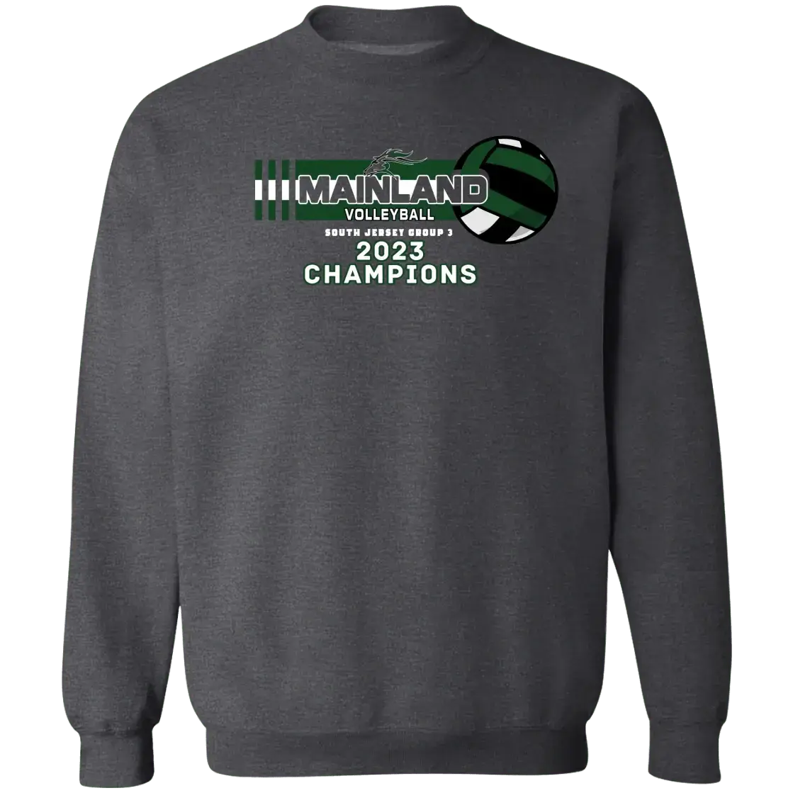 Mainland Volleyball Crewnecks - Shore Break Designs - Customizer