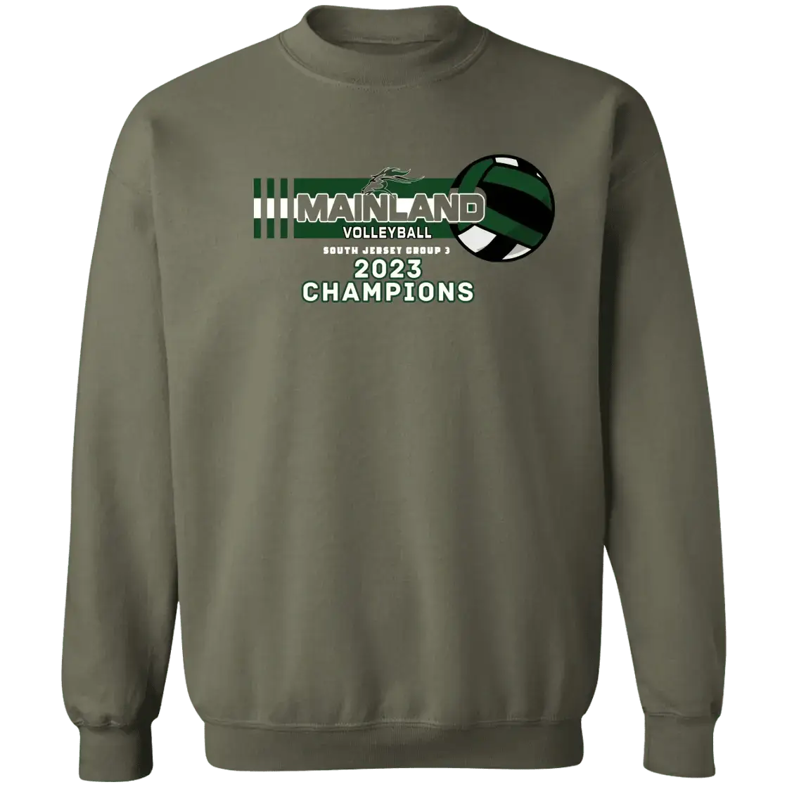 Mainland Volleyball Crewnecks - Shore Break Designs - Customizer