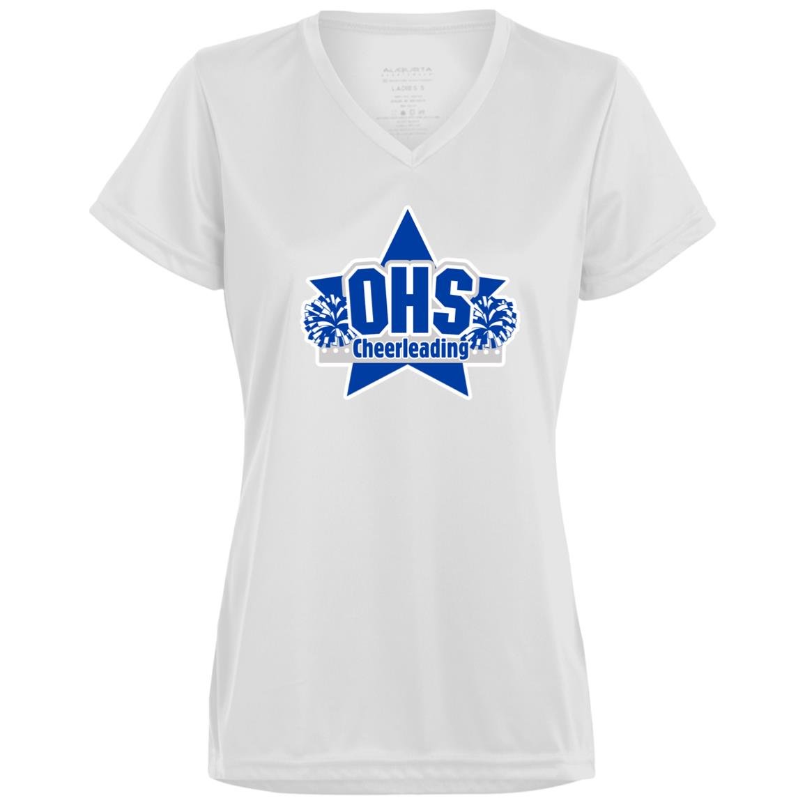 OHS Cheer Ladies’ Moisture-Wicking V-Neck Tee