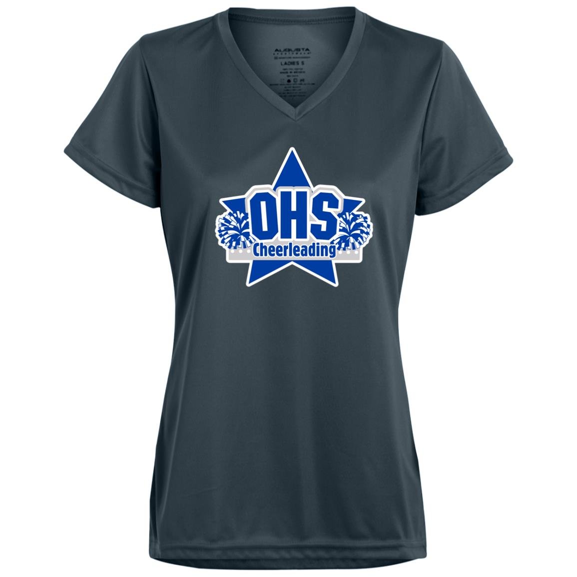 OHS Cheer Ladies’ Moisture-Wicking V-Neck Tee