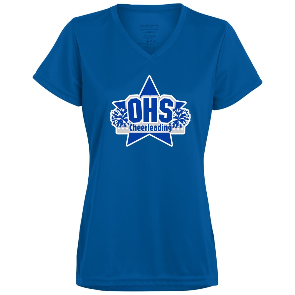 OHS Cheer Ladies’ Moisture-Wicking V-Neck Tee